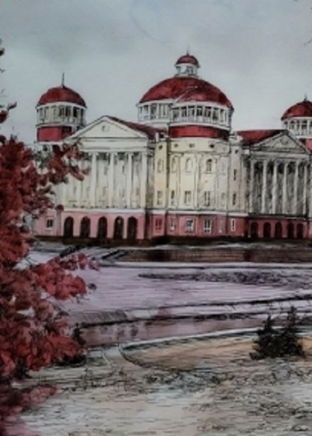 Саранск сквозь века в графике Галины Макушиной