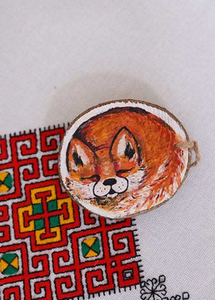 Уютные лисички. Мастер-класс