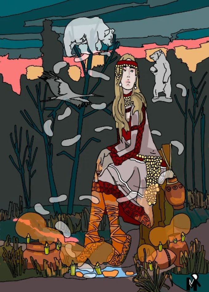 Женщина в мифе, женщина в сказке. Выставка